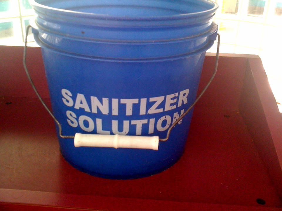 ...You're part of the sanitizer problem.