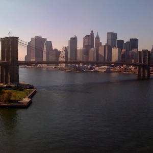 Standing on one bridge, taking pictures of another.