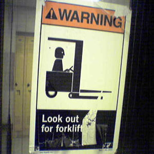 Oh, that pesky forklift...