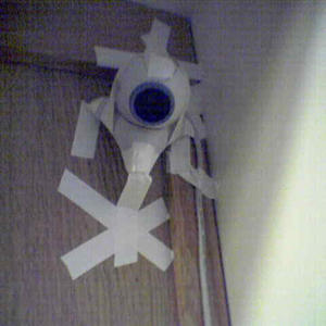 Scott installs a webcam...