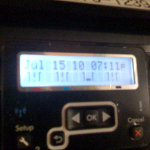 Sad printer is sad.