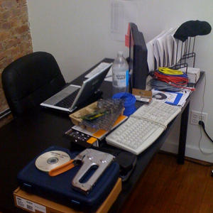 My desk to adventure.
