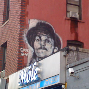 Why is @SteveStreza painted on this building?