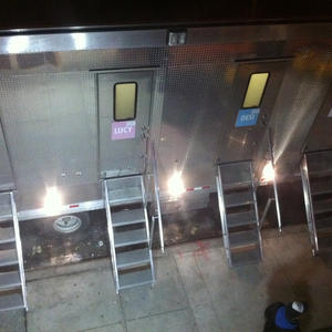 There's a production trailer right outside my window.