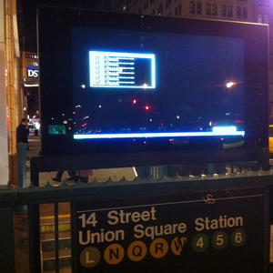 Okay... Who broke Union Square?