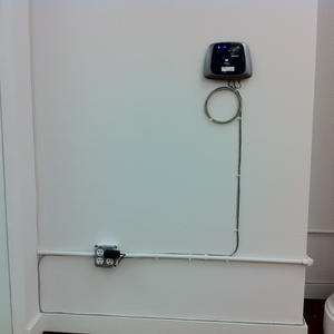 I couldn't have done that; I never hang anything straight...