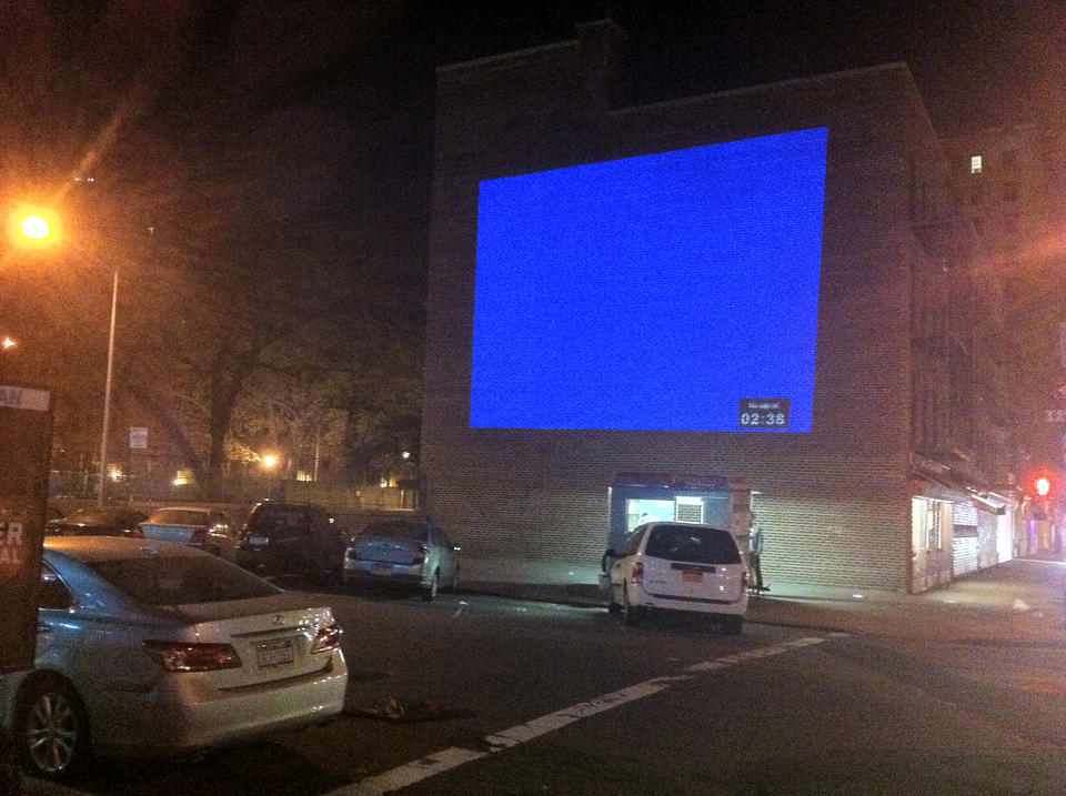 Clearly somebody has a projector...
