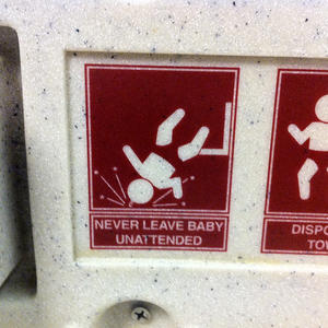 NEVER. Never leave baby unattended.