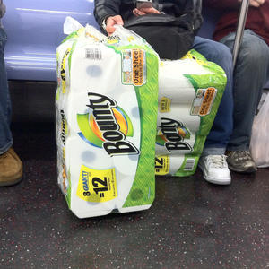 Somebody must have a mighty big mess waiting for them.