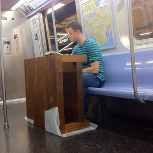 Yeah man, I always bring my own table.