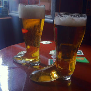 That's, like, a midget's feet worth of beer.