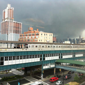 Pretty intense cloud over Manhattan...