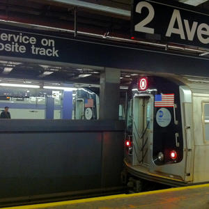 Got to ride the old V track for the first time in years. Thanks, undisclosed catastrophe at Essex Street!