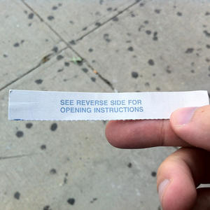 This is the worst fortune cookie message I've ever read!