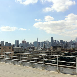Lunch on the roof was a fine idea.