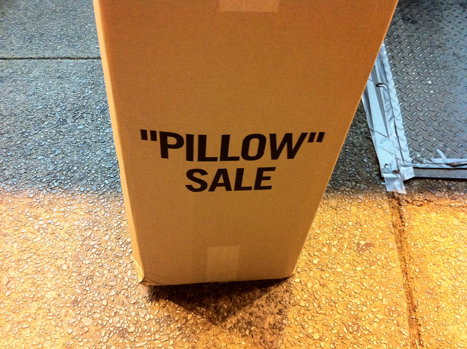 "Pillow" Sale
