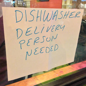 These dishwashers aren't going to deliver themselves!