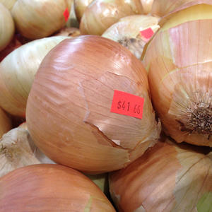Onions: Worth their weight in... something.