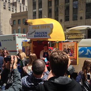 I can confirm that there is a frozen banana stand on 6th Ave.