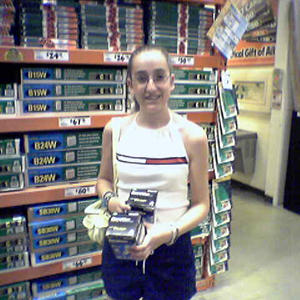 Heather at the Home Depot