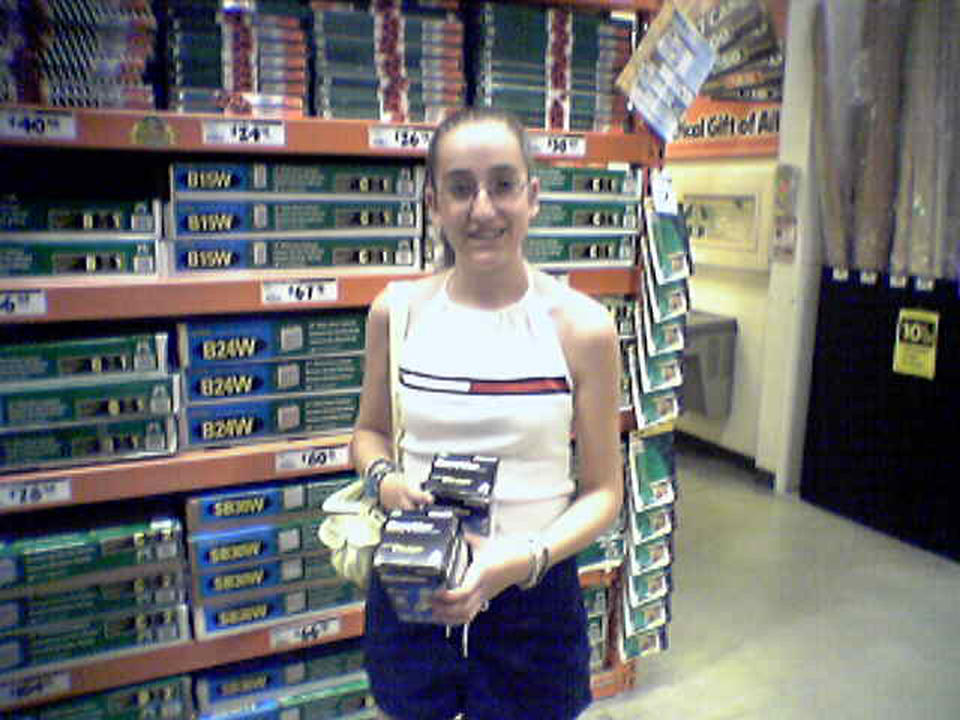 Heather at the Home Depot