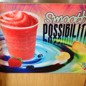 There are approximately 2.4x10^5 smoothie possibilities.