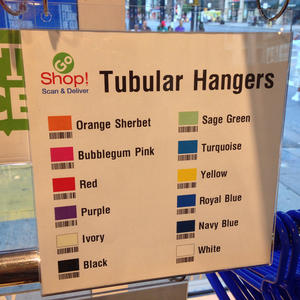 Tubular hangers, brah.