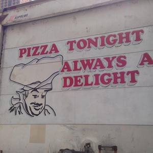 The chef looks a little sad.