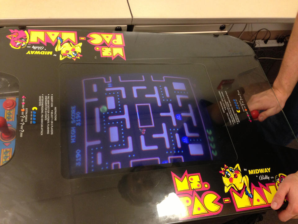 We had a date with Ms. Pac-Man.