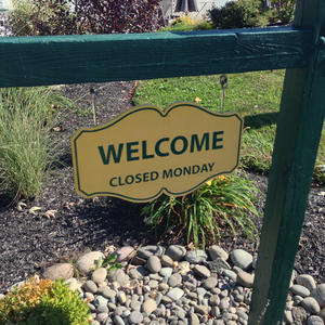 Welcome! Closed Monday.