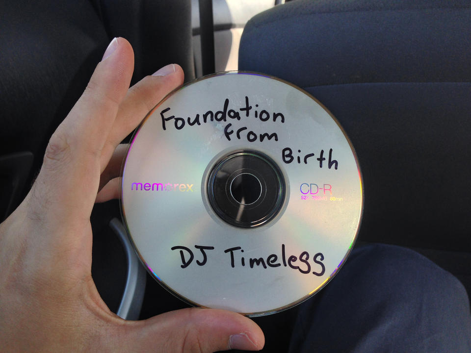 Found in a rental car CD player...