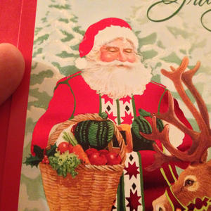 Santa's been spending time at the food co-op.