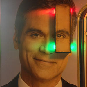 Watch as the NBC News Team transforms into robots.