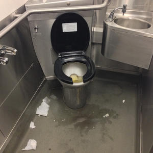 This toilet is about to go supercritical.