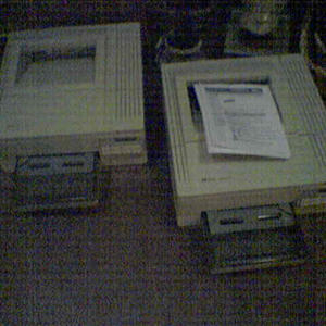 Bizarre laser mating dance.