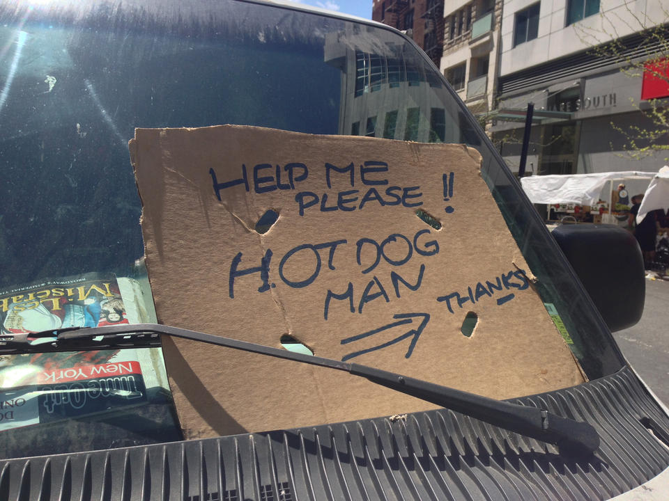 Help me please, Hot Dog Man!