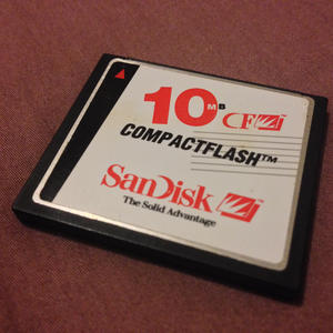 It contains 26 digital camera photos in a long-forgotten proprietary format.