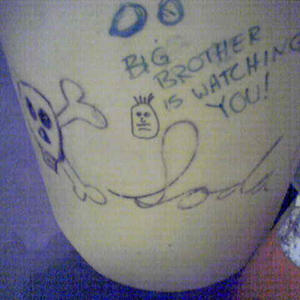 Big brother is watching me... Soda?