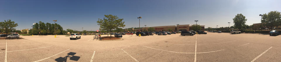 Target Parking Lot in 93% Eclipse
