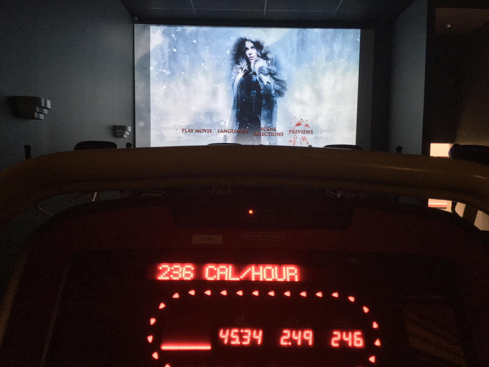 Ah yes, everybody’s gym workout jam, the DVD menu for Underworld: Blood Wars.