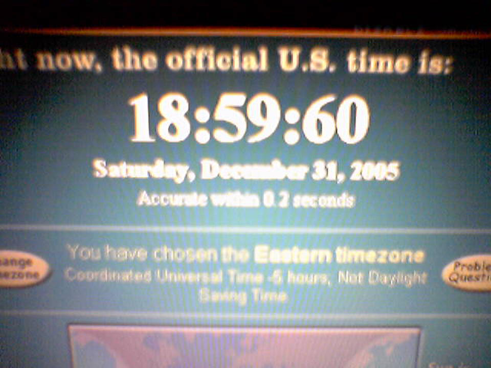 Merry leap second!