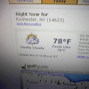 A momentary lapse in snow...