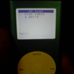 iPod Mini death throes.