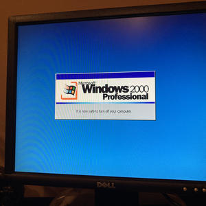 Same thing, Windows 2000.