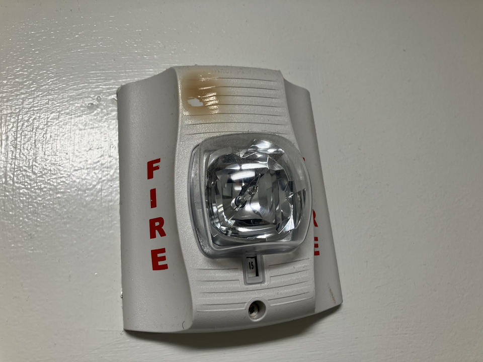 Looks like this fire strobe had… a fire.