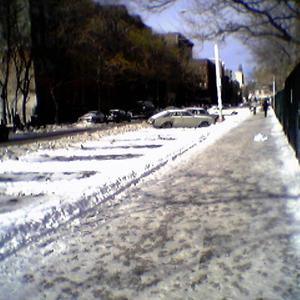 Walkin' in a winter wonderland... I mean, frigid hellscape.