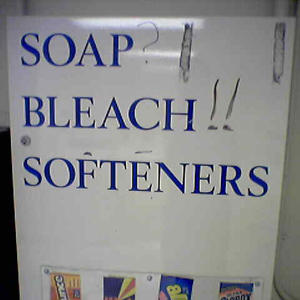 Soap? Bleach!!