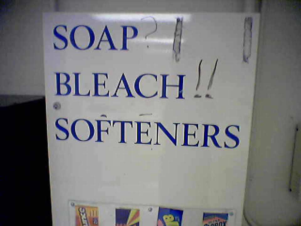 Soap? Bleach!!