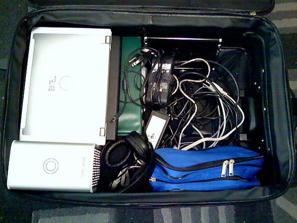 What normal human packs a suitcase like this?