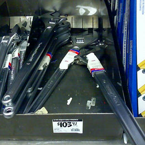 I need the most expensive wrench in the store. NOW!